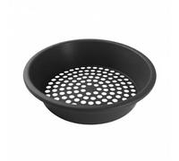 SZLIFE Tamis de Jardinage Passoire pour Terreau Plateau à Sables Filet de Séparation Panier à Criblage Facile à Transporter Adapté à la Culture de Plantes Nettoyage d'Aquarium, Noir