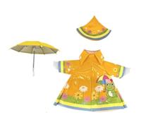 SZLIFE Tenue imperméable pour Statue d'oie 58 cm Haut avec Parapluie, idéale pour l'extérieur.