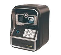 SZLIFE Tirelire multifonctionnelle pour enfants, accessoire décoration, jouet éducatif pour économiser l'argent, Noir