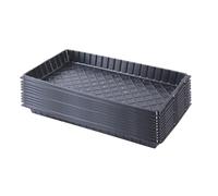 SZLIFELot de 10 Plateaux de Semis, Plaque Alvéolée Semis, Plateaux de Démarrage, Terreau Semis, Bacs à Semis Plateau pour la Culture de Plantes en Intérieur et Germination Fleurs, avec Trou