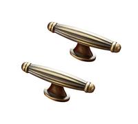 SZLXJMFL Boutons de Tiroir Vintage, 2 PCS Poignee de Meubles en Zinc