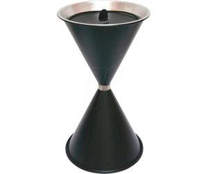 SZM 29715 - Cendrier colonne, noir