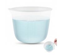 SZMK Verre Doseur Silicone Resine Epoxy 1000 ML,Gobelet Doseur Réutilisable,Tasse à Mesurer en Silicone Measuring Cups,Verre Mesureur,Tasses à Mélanger Antiadhésives pour Moules,Faits à la Main