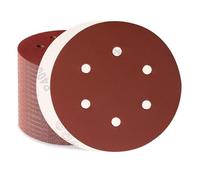 Sztaoip Disques Abrasif 150mm 6 Trous 100 Pièces Grain 400 | Disque a Poncer 150mm pour Ponceuse Excentrique, pour Poncer Bois, Mur, Métal et Peinture