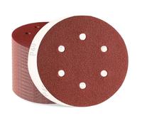 Sztaoip Disques Abrasif 150mm 6 Trous 70 Pièces Grain 40 | Disque a Poncer 150mm pour Ponceuse Excentrique, pour Poncer Bois, Mur, Métal et Peinture