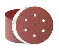 Sztaoip Disques Abrasif 150mm 6 Trous 80 Pièces Grain 80 | Disque a Poncer 150mm pour Ponceuse Excentrique, pour Poncer Bois, Mur, Métal et Peinture