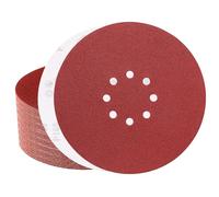 Sztaoip Disques Abrasif 225 mm 8 Trous 50 Pièces Grain 100 | Disque a Poncer 225mm pour Ponceuse Girafe et Ponceuse Murale et Ponceuse Plâtre Téléscopique