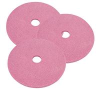 SZTVECFW Lot de 3 disques de meulage 145 mm x 22 mm en céramique grise, moyen, non-tissé, 3,2 ou 4,7 mm d'épaisseur pour affûteuse de chaîne de tronçonneuse 3/8" LP .325 (145x22.2x3.2mm)