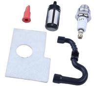 Szwaldaper Tuyau de carburant, filtre à air, réservoir d'air, reniflard, for tronçonneuse essence STIHL 017 018 MS170 MS180 MS 180 170 11301240800 11303587700 Filtre à air pour coupe-bordures