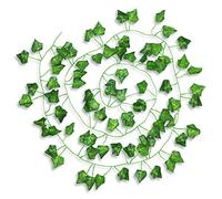 SZXMDKH Lierre Artificiel, 1 Pcs Faux Lierre Vigne, Plantes Guirlande Feuillage Vertes Décoration Interieur Extérieure pour Mariage, Fêtes, Célébration, Cuisine, Bureau, Jardin et Décoration Murale