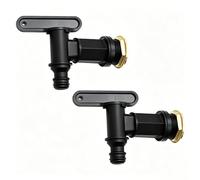 SZXMDKH Lot de 2 raccords de rechange en plastique pour robinet de citerne d'eau de pluie - Filetage ¾ BSP