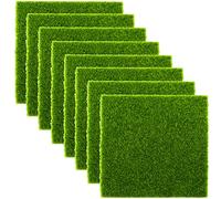 SZXMDKH Lot de 8 herbes artificielles de jardin 15 x 15 cm - Décoration de maison de poupée miniature