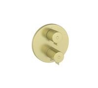 T-500 mitigeur thermostatique encastré 2 v avec inverseur pvd or brossé - ROCA A5A0C18VA0
