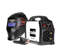 T-Arc 164 Soudeuse à inverseur Électrode MMA 150A, avec masque automatique à casquette et accessoires, machine à souder portable compacte et simple, pour l'entretien et le bricolage domestique, 230V