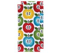 T-fal 68554 Torchon de cuisine, Coton, Apples, 2-Pack