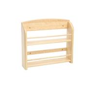 T&G Woodware Scimitar Wall Spice Rack for 12 Jars with Fixings