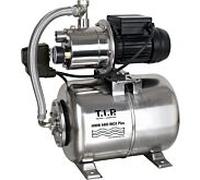 T.I.P. HWW 4400 Inox Plus Station de pompage domestique - acier inoxydable 31167, 4.350 l/h, 45 m de hauteur de refoulement, 1.000 W, réservoir sous pression de 22 l