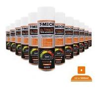 T-mech 12 x 500ml spray adhésif colle G