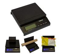 T-Mech - Balance Postale en Noir 4 Modes Écran LCD pour Pèser Lettres, Colis, Paquets, Boîtes et Tubes