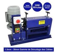 Machine à dénuder automatique | Machine à dénuder les câbles | Pince à couper les câbles | Machine à couper les fils | Dénudeur de câbles électrique | 380 W / 0,5 CV | 38 mm