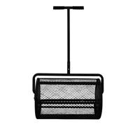 T-Mech Rouleau épandeur à Compost 80 L - Noir - Léger & Facile à Transporter - Manche Extensible 62-67cm [Paire de Gants Gratuite] Jardinage, Horticulture