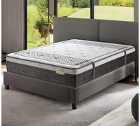 T-ORMU Matelas 135x190 Mémoire de Forme Premium - 27 cm Épaisseur - Matelas Ferme Orthopédique 7 Zones - Soulage Le Mal de Dos - Hypoallergénique Respirant - pour 2 Personnes
