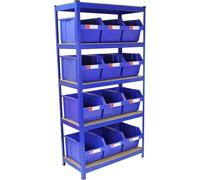 T-Rax 90 cm : étagères et bacs de rangement, caisses de rangement, rayonnage à emboîter, rangement, rayonnage pour charges lourdes, étagère de rangement, rayonnage en acier, rayonnage industriel, rayo