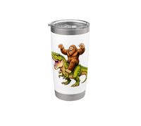 T Rex Bigfoot Dinosaure Sasquatch Graphic Gobelet isotherme en acier inoxydable double paroi