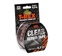 T-Rex Clear Repair - Ruban adhésif résistant invisible 820-48 - Pour fixer, réparer, sceller et protéger - Indéchirable et imperméable - Dimensions : 48mm x 8,2m - Couleur transparent