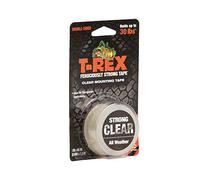 T-Rex Tape Extreme Hold Ruban de montage double face transparent, peut contenir jusqu'à 30 lb, 25 mm x 1,5 m