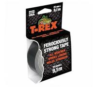 T-Rex Tape - Ruban adhésif extrêmement indéchirable & imperméable 821-25 - Répare, renforce et fixe - Pouvoir adhésif extrême - Dimensions : 25mm x 9,1m - Couleur gris