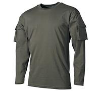 T-shirt à manches longues Longsleeve avec poches MFH - Olive XXL