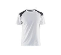 Blakläder T-shirt 33791042 bicolore blanc Taille M