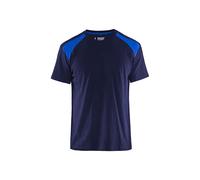 Blakläder T-shirt 33791042 bicolore bleu marine/bleu roi M