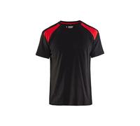 T-shirt bicolore Blaklader Noir M