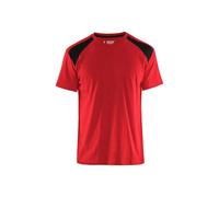 T-shirt bicolore Blaklader Rouge M