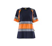 T-shirt bicolore class 1 femme Blaklader Bleu XS
