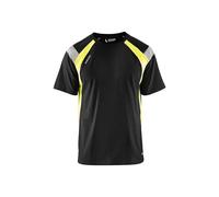 Blaklader 33321030 T-Shirt, Noir/Jaune, Taille M