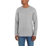 T-Shirt Carhartt Midweight L/S Pocket Gris Mélangé Taille M