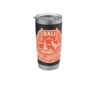 T-shirt de voyage Bali is Calling and I Must Go Gobelet isotherme en acier inoxydable double paroi