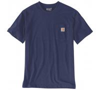 T-shirt en coton avec poche Dearborn pocket - bleu - XXL CARHARTT