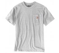 T-shirt en coton avec poche Dearborn pocket - gris - M CARHARTT