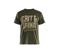 T-shirt en coton GRIT AND GRIND 94211042 - Couleur et taille au choix