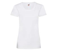 T-shirt femme Fruit of the Loom Valueweight Blanc 2XL