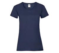 T-shirt femme Fruit of the Loom Valueweight Bleu 2XL