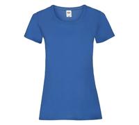 T-shirt femme Fruit of the Loom Valueweight Bleu 2XL