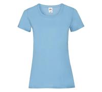 T-shirt femme Fruit of the Loom Valueweight Bleu S