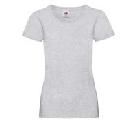 T-shirt femme Fruit of the Loom Valueweight Gris S
