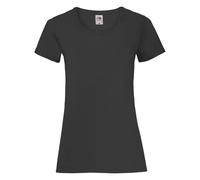 T-shirt femme Fruit of the Loom Valueweight Noir M