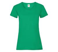 T-shirt femme Fruit of the Loom Valueweight Vert S